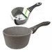 Brocca Per Latte In Alluminio Antiaderente Rivestimento Pietra Manico Soft-touch ⌀16/18cm