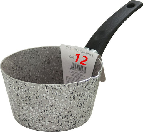 Pentolino Casseruola Conica 12-16 Cm Rivestimento Antiaderente Antigraffio Con Manico