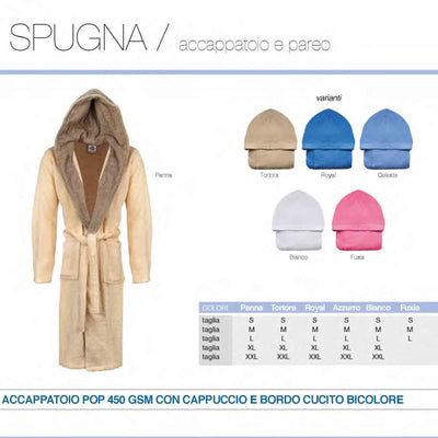 Accappatoio Unisex Botticelli Home Pop