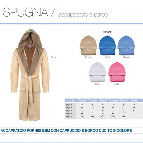 Accappatoio Unisex Botticelli Home Pop