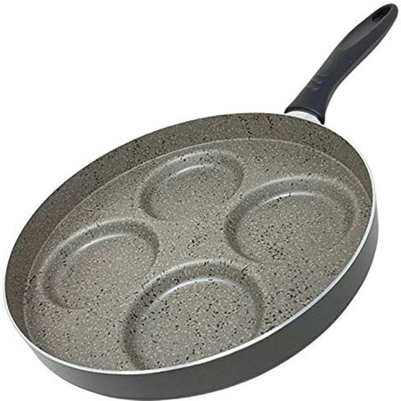 Padella Per Pancake Con  4 Scomparti Tondi Antiaderente Antigraffio Da 28 Cm 037135m