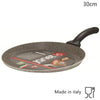 Padella Piastra Tonda Multiuso Da Cucina Antiaderente Antigraffio 7 Strati Da 26/30cm