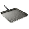 Bistecchiera Quadrata 31.5 Cm Pietra Antiaderente Antigraffio Con Manico Nero 041064m