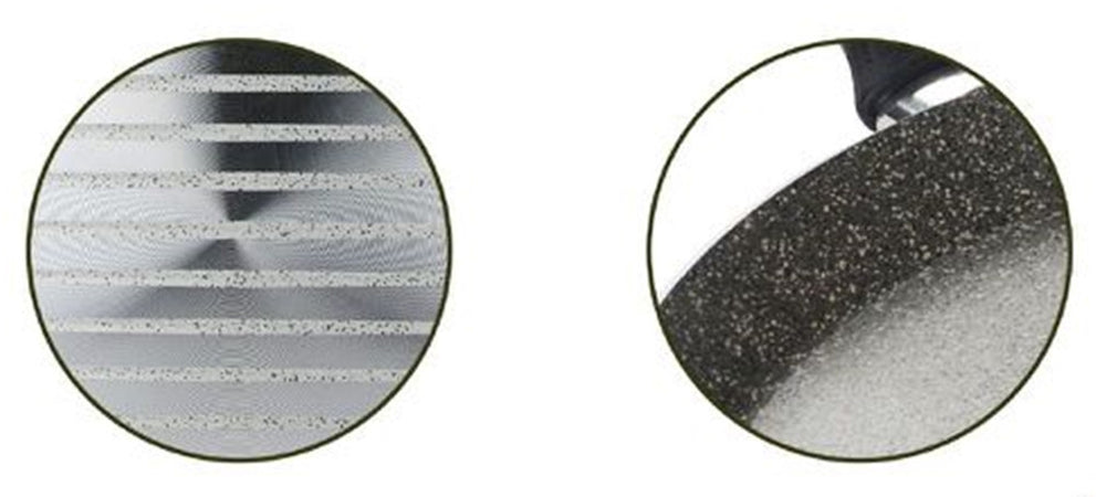 Piastra Tonda Liscia Padella Cucina Antiaderente Antigraffio A 7 Strati Da 34 Cm 045000m