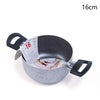 Casseruola Pentola Con 2 Manici Antiaderente Diametro 14/16/24/26 Cm Utensile Per Cucinare