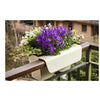 Vaso per ringhiera ''B-Smart con sottovaso'' per fiori e piante da esterno