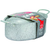 Casseruola Ovale Con Coperchio 2 Manici 32cm Rivestimento Antiaderente 7 Strati 042771m