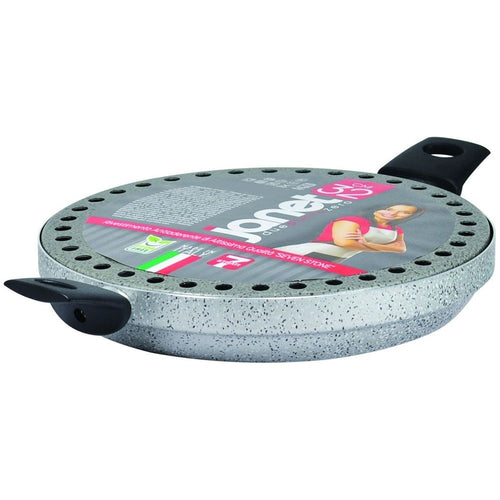 Bistecchiera Grill Con Manici ø32cm In Alluminio Con Rivestimento Antiaderente 042788m