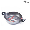 Padella Alta Tegame Rivestimento Antiaderente 7 Strati Con 2 Manici ø 16-20-24-28-32 Cm