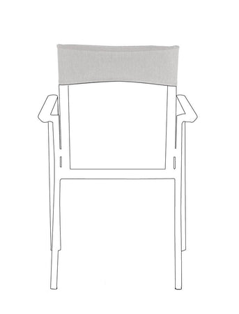 Cuscino per sedia "Konnor" in tessuto olefin, 91 x 41 x 1h cm