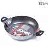 Padella Alta Tegame Rivestimento Antiaderente 7 Strati Con 2 Manici ø 16-20-24-28-32 Cm