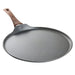 Padella Piastra Crepiera Antiaderente ø32cm Uovo Fritto Per Induzione Manico Legno 043204m