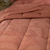 Trapunta Alviero Martini * Geo Terracotta in Raso - Comfort e Eleganza
