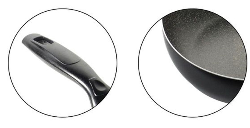 Padella Antiaderente Antigraffio Pratica Veloce Resistente A 7 Strati Cucina Da ø18 A 32cm