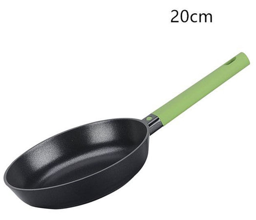 Padella Nera Con Manico Verde Diametro Da 20 Cm Accessorio Per Cucinare Casa 189853m