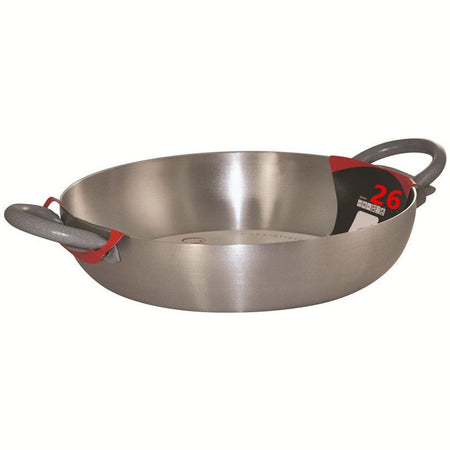 Tegame In Alluminio Pentola Con Doppio Manico Soft Touch Ergonomici Da ø22 A 40cm Cucina