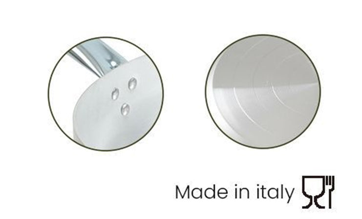 Saltapasta Padella In Alluminio Con Manico Metallo ø20-22-24 Cm Utensile Per Cucina