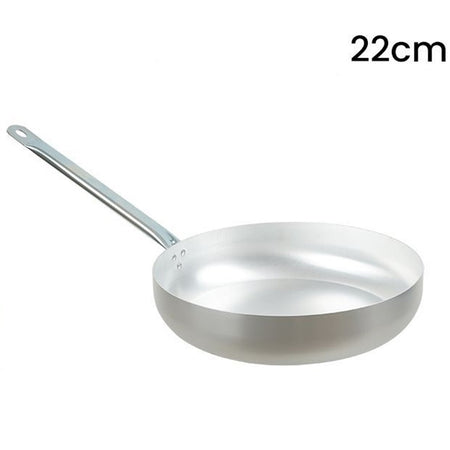 Saltapasta Padella In Alluminio Con Manico Metallo ø20-22-24 Cm Utensile Per Cucina