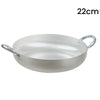 Tegame In Alluminio Pentola Con 2 Manici Metallo Da ø20 A 30 Cm Utensile Per Cucina
