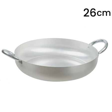 Tegame In Alluminio Pentola Con 2 Manici Metallo Da ø20 A 30 Cm Utensile Per Cucina