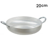 Tegame In Alluminio Pentola Con 2 Manici Metallo Da ø20 A 30 Cm Utensile Per Cucina
