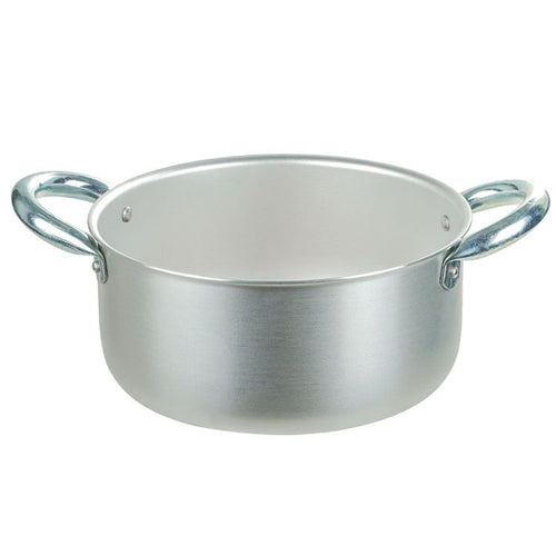 Casseruola Pentola In Alluminio Con 2 Maniglie Metallo ø16-18 Cm Utensile Per Cucina
