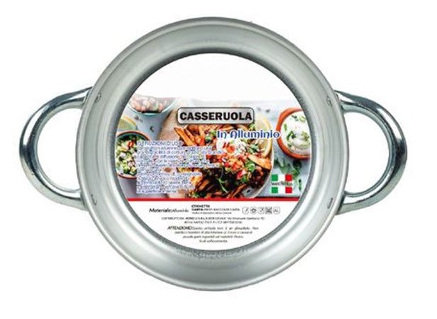 Casseruola Pentola In Alluminio Con 2 Maniglie Metallo ø16-18 Cm Utensile Per Cucina