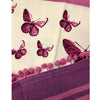 Telo mare Fouta Singolo con Righe e Farfalle