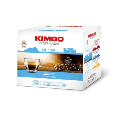 Kimbo Miscela Dek 100 Capsule Compatibili Lavazza A Modo Mio