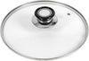 Coperchio In Vetro Accessorio Per Padella Pentole Universale Con Foro Vapore ø18-26-30cm