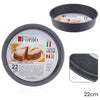 Stampo Teglia Forma Tonda Torta Alta Antiaderente Antigraffio Da Forno ø20-22-24-28-32cm