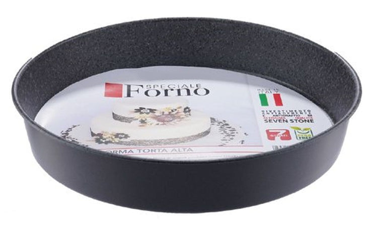 Stampo Teglia Forma Tonda Torta Alta Antiaderente Antigraffio Da Forno ø20-22-24-28-32cm
