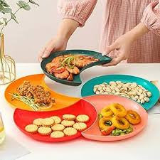 Vassoio 5 Scomparti Colorati Per Snack Frutta Secca Dolci E Finger Food