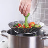 Cestello Per Cottura A Vapore In Acciaio Inox Pieghevole Per Verdure