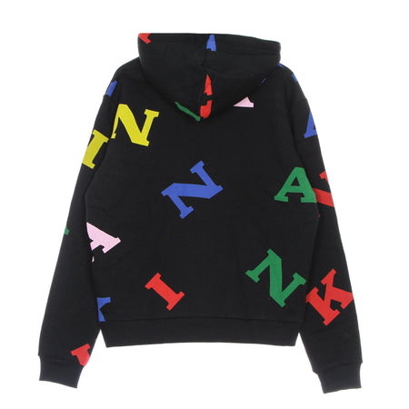KARL KANI Felpa Cappuccio Uomo Retro Logo Hoodie Black/multi da uomo
