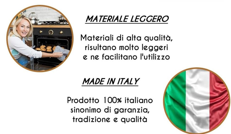 Teglia Rettangolare Lasagnera Alta 20x14xh5cm Per Friggitrice Ad Aria Forno 054064