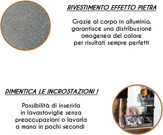 Teglia Rettangolare Bassa 20x14xh3cm Per Friggitrice Ad Aria Forno Antiaderente 054071