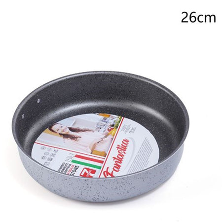 Tortiera Rotonda Rivestimento Antiaderente Antigraffio ø18-22-26-30cm Teglia Cucina