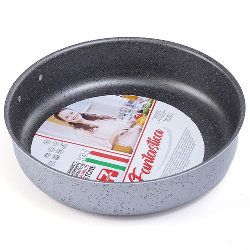 Tortiera Rotonda Rivestimento Antiaderente Antigraffio ø18-22-26-30cm Teglia Cucina