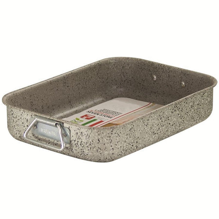 Rostiera Teglia Lasagnera Antiaderente Antigraffio No Pfoa 25-30-35 Cm Con Maniglie