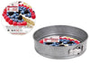 Stampo A Cerniera Rimovibile Da Forno Rotondo In Acciaio 28x6,8cm Utensile Cucina 655862i