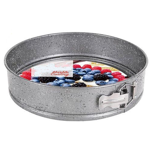 Stampo A Cerniera Rimovibile Da Forno Rotondo In Acciaio 28x6,8cm Utensile Cucina 655862i