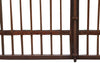 Biscottini Cancello in ferro pieno finitura anticata L402xPR10xH288 cm. Made in Italy