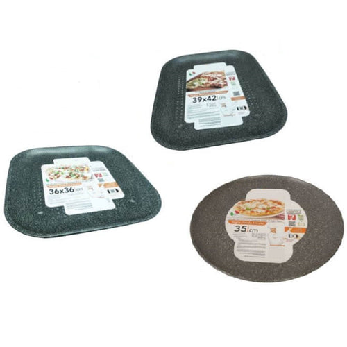 Teglia Pizza Forata Ruoto In Alluminio Con Rivestimento Antiaderente In Varie Forme
