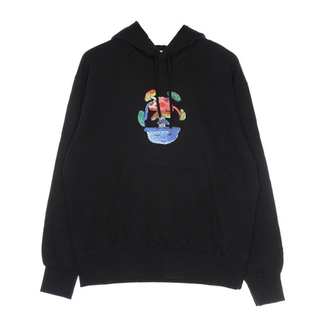 ELEMENT Felpa Cappuccio Uomo Pop Shrooms Hoodie Flint Black da uomo