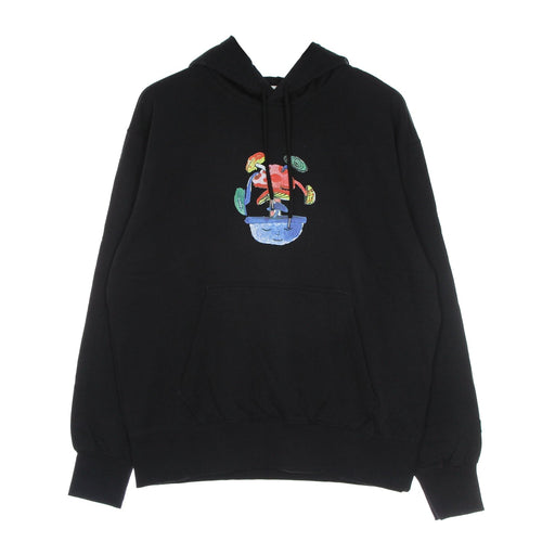 ELEMENT Felpa Cappuccio Uomo Pop Shrooms Hoodie Flint Black da uomo
