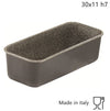 Stampo Forma Plumcake Teglia In Alluminio Antiaderente Effetto Pietra 30x11xh7cm 037050m