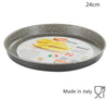 Teglia Stampo Tortiera Focaccia Rotonda Da ø24 Cm Antiaderente Antigraffio 037104m