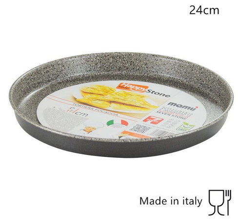 Teglia Stampo Tortiera Focaccia Rotonda Da ø24 Cm Antiaderente Antigraffio 037104m