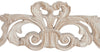 Biscottini Sopraporta in legno finitura bianco anticato